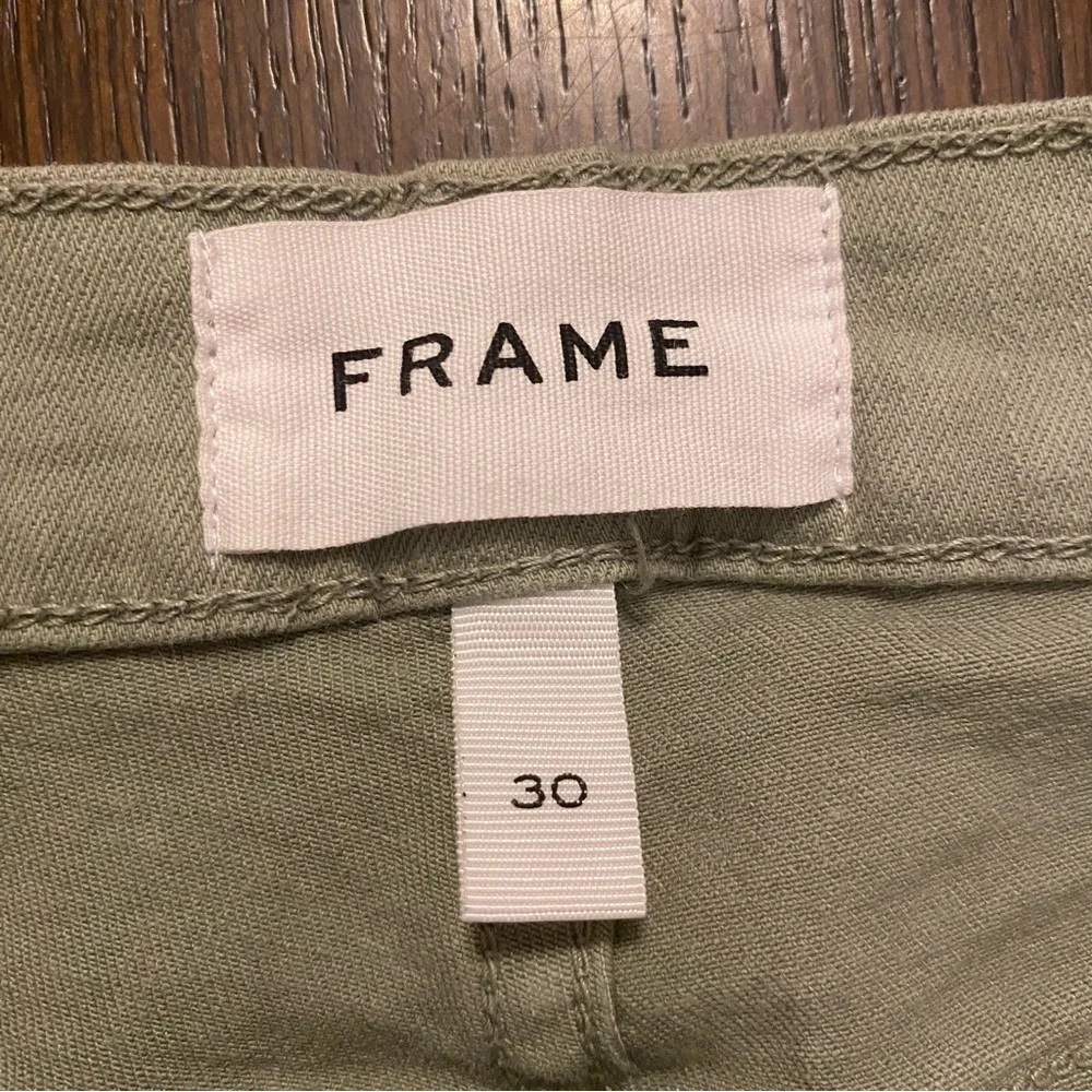 Frame Le High Skinny Jeans in Olive Green Size 30 - Picture 4 of 10